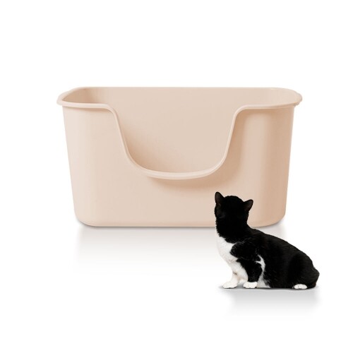 펫도매,네이처펫 어니스트 초대형 고양이 화장실(베이지)