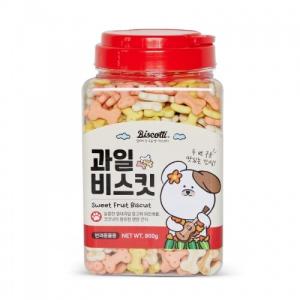 【매장】[비스코티] 천연과일 비스켓 (800g) x 3개