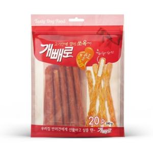 【매장】[개빼로] 치킨과 치즈껌 콜라보 (280g/20p) x 5개