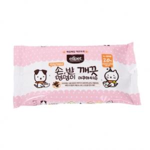 [에티펫] 아쿠아물티슈 (손발 엉덩이 깨끗/20매)