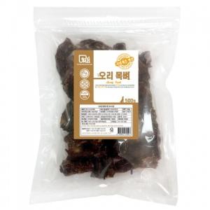 [펫나라] 국내산 수제간식 (오리목뼈/500g)