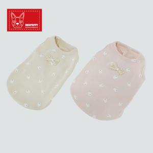 【매장】[레드퍼피] 리본 베어 탱크탑-베이지(XS+S+M+L+XL+XXL)