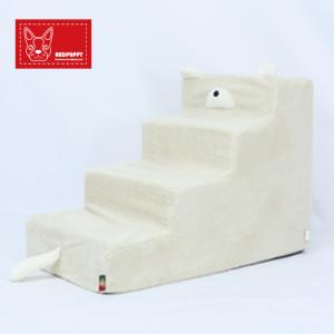 [레드퍼피] 몽드 테일 펫스텝-4단(라이트베이지)
