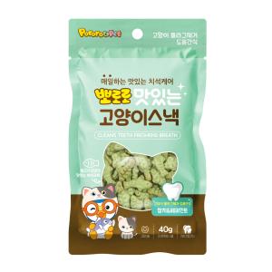 [뽀로로펫] 맛있는 고양이 스낵 참치+페퍼민트 (1박스/40gx12개)
