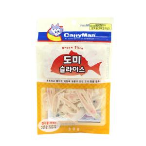 [캐티맨] 도미 슬라이스 (30g)