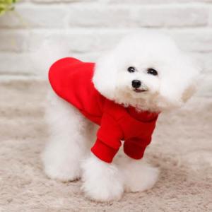 【매장】[펫디자인] 브이넥맨투맨 (레드)