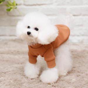 【매장】[펫디자인] 브이넥맨투맨 (브라운)