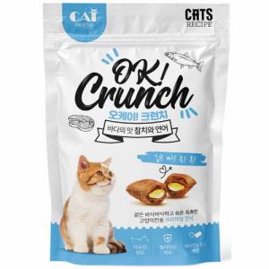 [오케이!] 크런치 참치와 연어맛 60g (10개/1set)