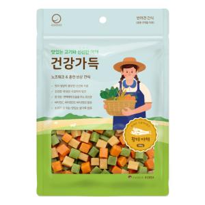 【매장】[건강가득] 강아지간식 황태&야채 (300g)