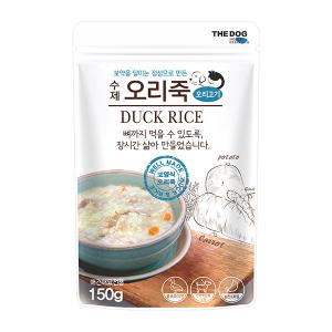 [더독] 수제간식 건강 오리죽 (150g)