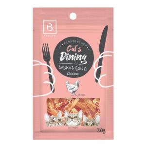[브리더랩] 캣츠다이닝 치킨&대구 슬라이스 (20g)