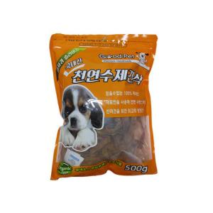 [수제간식] 돼지귀슬라이스 (500g)