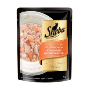 [쉬바] 참치와 연어 파우치  (70g)