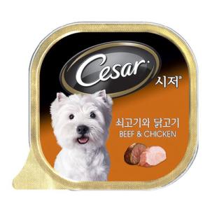 【매장】[시저] 쇠고기와 닭고기(100g)24개입