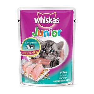 [위스카스] 주니어 참치/자묘용 80g