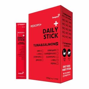 【매장】[메디코펫]데일리스틱 캣 참치&연어 210g(14gx15개입) 1+1 행사(유통25년01월12일까지)