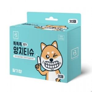 브리더랩 똑똑똑 핑거 양치티슈 30매