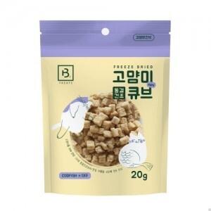 브리더랩 동결건조 미니큐브 대구 20g