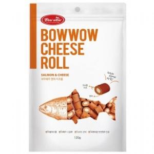 바우와우 연어치즈롤 120g