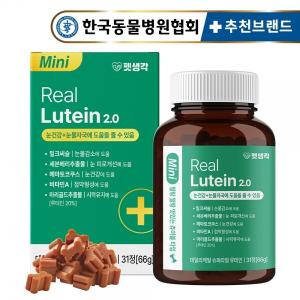 [펫생각] 강아지 루테인 눈물 영양제 66g 31정 (1개월분)