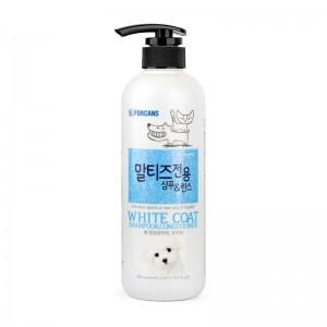 [강아지] 포켄스 말티즈 전용 샴푸&린스 [無형광증백제, 표백제] 550ML
