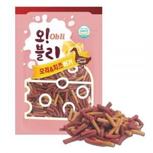 [오블리] 치즈버거 (오리 100g)