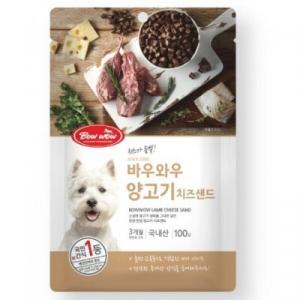 바우와우 양고기치즈샌드 100g