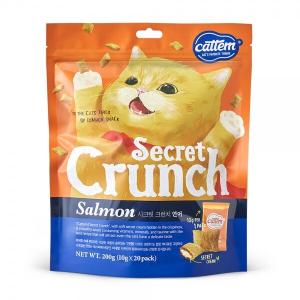 [캣템] 시크릿 크런치 연어 200g(10g x 20봉)