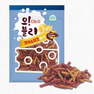 오블리 연어&치즈버거100g