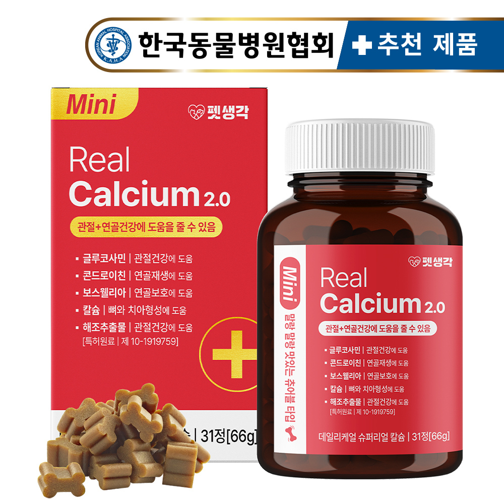 펫생각 강아지 관절영양제 슬개골탈구 관절염 질환 케어 66g