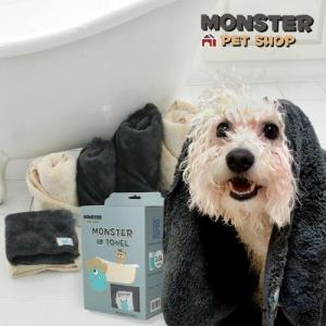 몬스터펫타올(그레이)-대형
