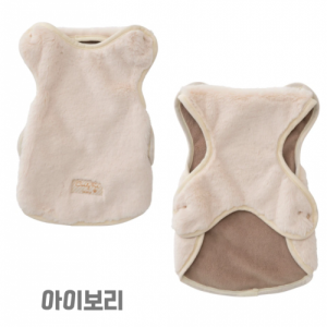 [LALEH 라레펫] 캔디퍼 조끼, 똑딱이 단추로 편하게_아이보리