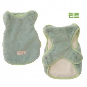 [LALEH 라레펫] 캔디퍼 조끼, 똑딱이 단추로 편하게_민트