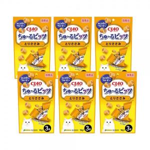 이나바 챠오 츄르비츠 닭가슴살 36g CS-174 6개 묶음