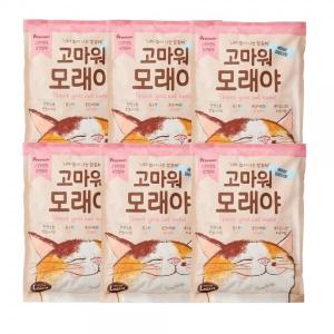 고마워모래야 베이비파우더향 4L X 6개