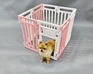 키워보리 다용도 울타리 안전문 65CM 7+1(WHITE+PINK)(보급형)(CER101)