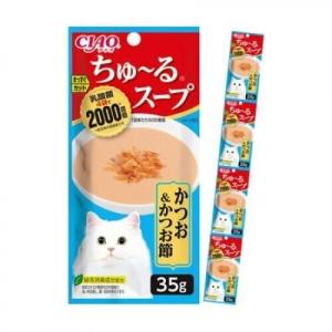 이나바 챠오츄르스프(TCR-143)가다랑어&가츠오부시35g*4p