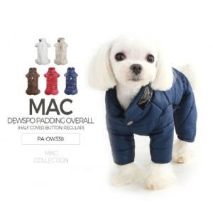 퍼피엔젤 [OW338] MAC 듀스포 패딩 오버롤 (#2 아이보리) S