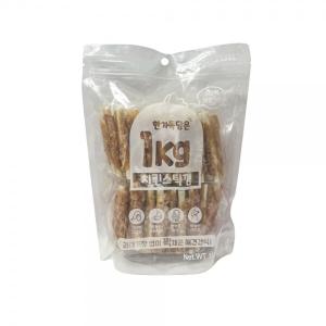 뉴트리오 한가득담은 치킨스틱껌 1kg
