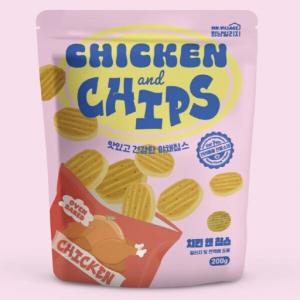 멍냥빌리지-치킨앤칩스 200g