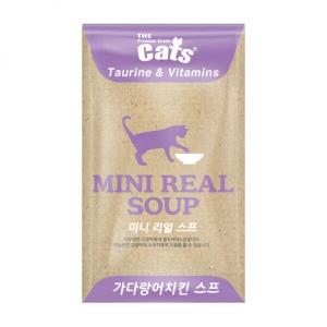 [더캣츠] 미니리얼스프 가다랑어치킨 40g 20개입