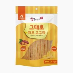 [참좋은간식] 그대로 치즈고구마 연어맛 (스틱/250g)