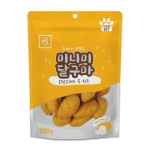 브리더랩 미니미달구마 호박고구마&치즈 100g