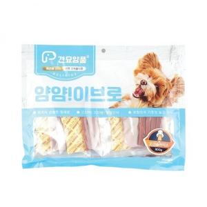 견묘양품 얌얌!이브로 오리슬라이스300g(유통기한25년8월20일까지)