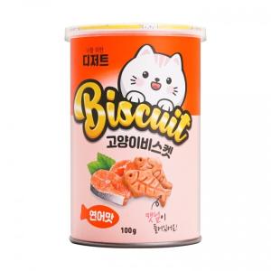 너를위한디저트 고양이 비스켓 연어 100g 과자 비스킷