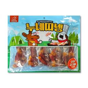 대용량 사사미 강아지 간식 누네띠넹 400g 오리 고구마