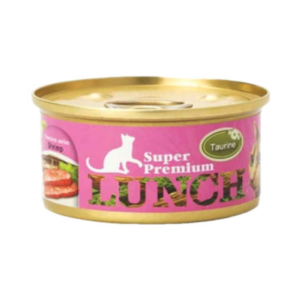 슈퍼 프리미엄 런치캔 80g 타우린 새우+참치