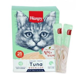 완피 크리미 대용량 퓨레 참치&가리비 25P