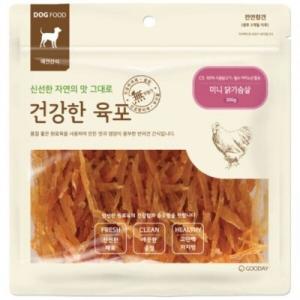 (매장) 굿데이 건강한육포 미니 닭가슴살 300g