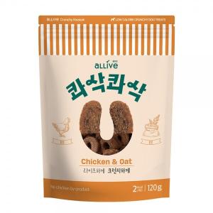 [올리브] 콰삭콰삭 치킨&오트 120g